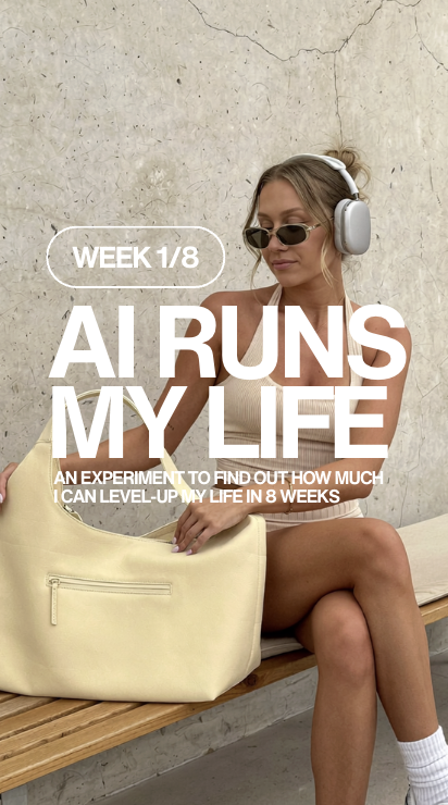 AI Runs My Life — Week 1/8 experiment cover